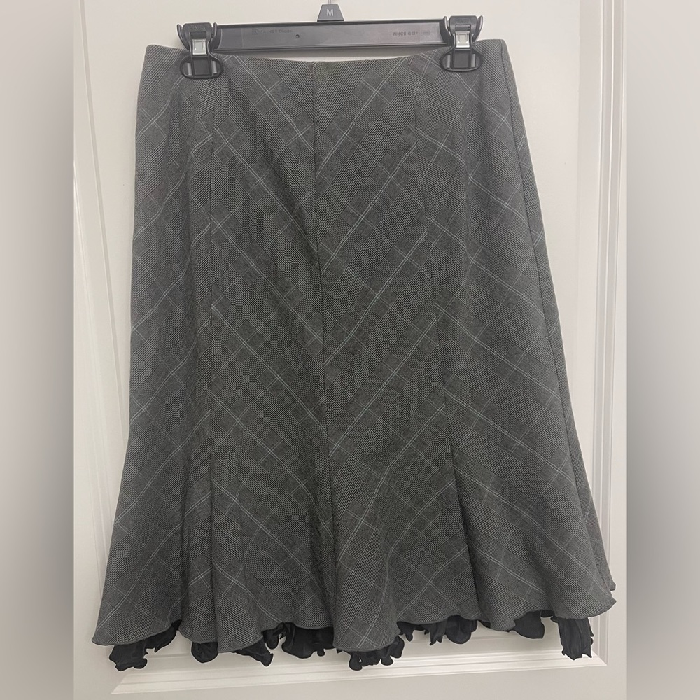 Black with some blue skirt